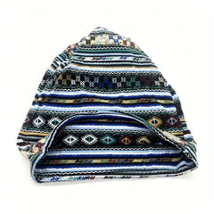 Boho Geometric Print Beanie Vintage Skull Hat Headband Neck Gaiter
