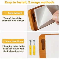 Wood Sunglasses Storage Wall Mounted Eyeglasses Holder