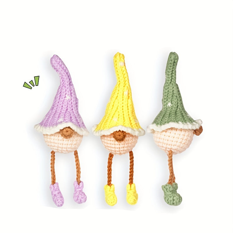 DIY Crochet Material Bag Hook Knitting Wool Doll Elf Christmas Fabric