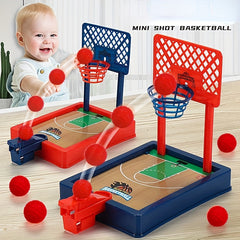 Mini Desktop Basketball Hoop Finger Shooting Machine 2 Players Games for Kids