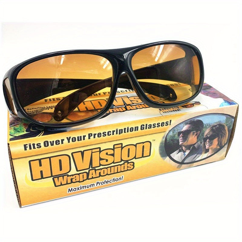Men's HD Polarized Driving Sunglasses Anti-UV Outdoor Sports Glasses