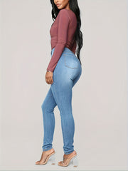 Sexy Jeans Women's Plus Stretch Skinny Jeans