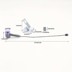 Mini Hair Dryer Dollhouse Accessory 4 Colors Non Electric Compact Size