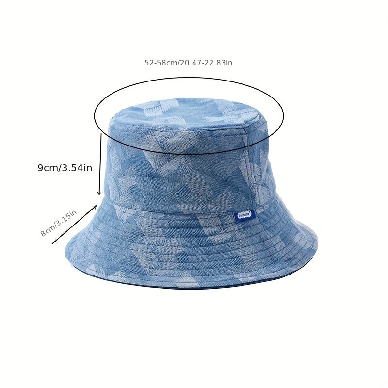 Tie Dye Bucket Hat - Sunshade Basin Hat Unisex Foldable Fisherman Cap