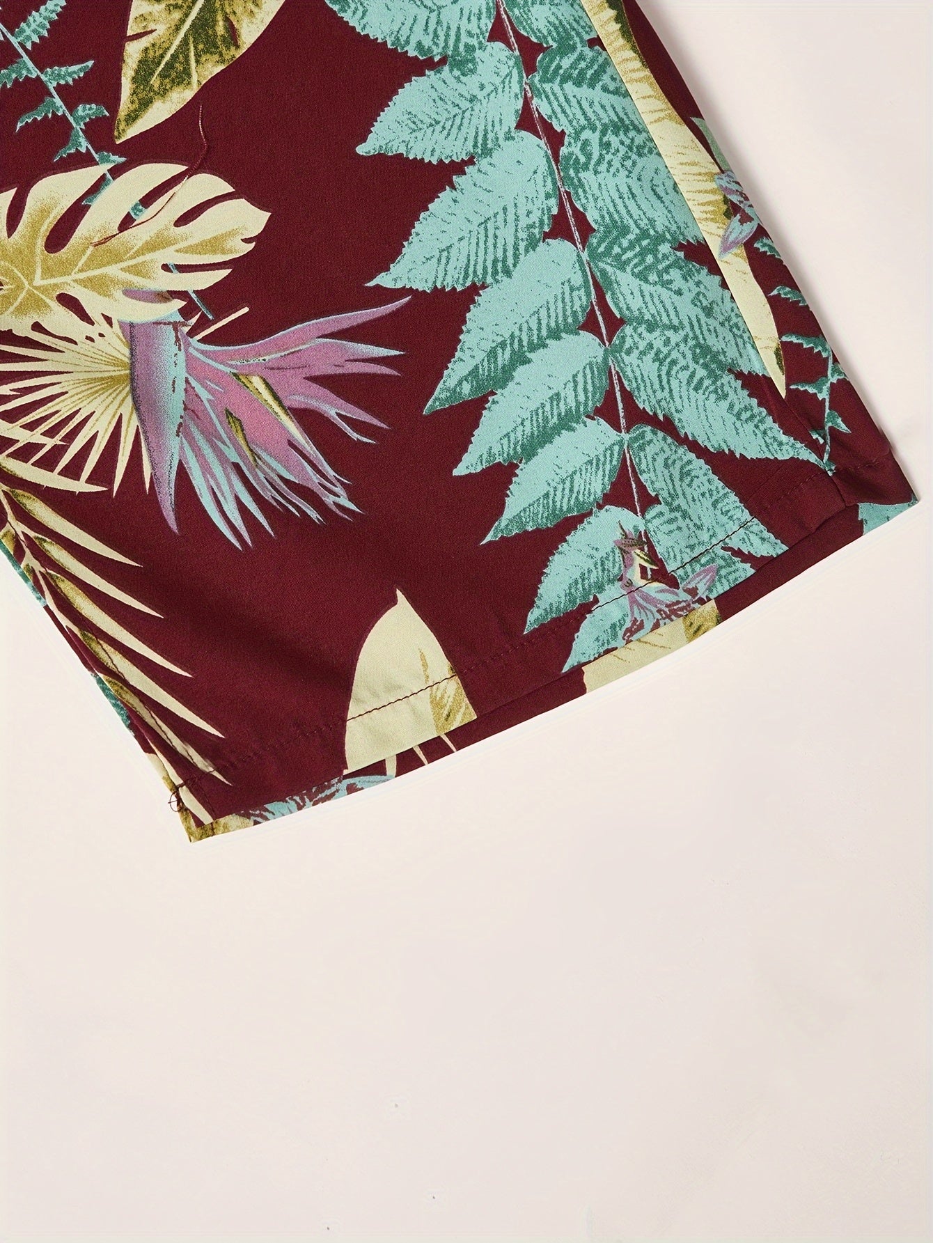 Women's Plus Tropical Print Wide Leg Trousers