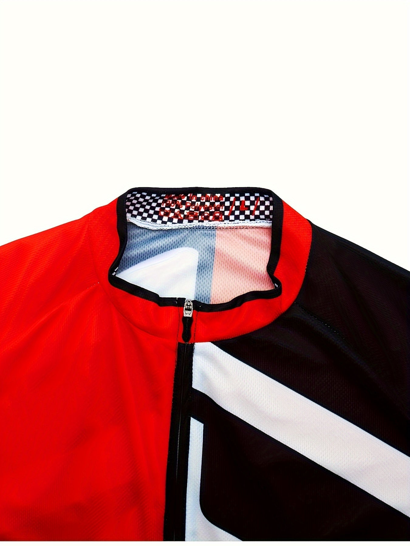 Men's Zip Up Cycling Jersey Quick Dry Breathable Shirt