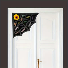 Gothic Spider Web Crystal Holder Shelf