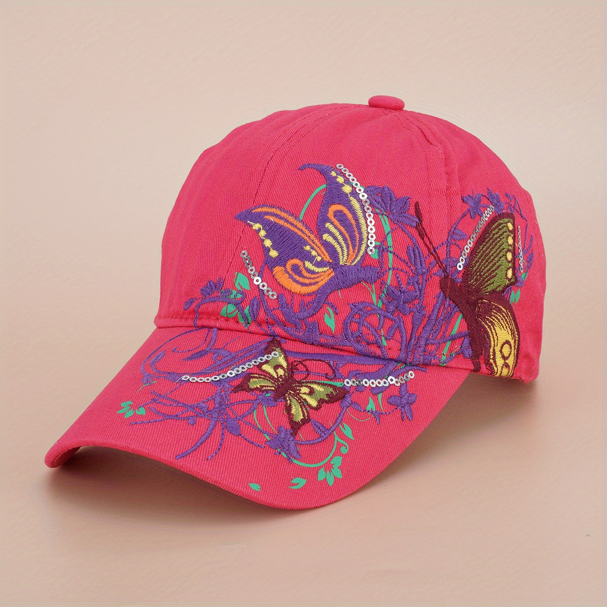 Ethnic Style Embroidered Sun Hat Baseball Cap for Men Women