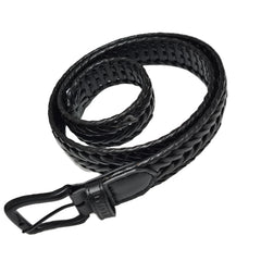 Men's Leather Buckle Belt for Outdoor Party