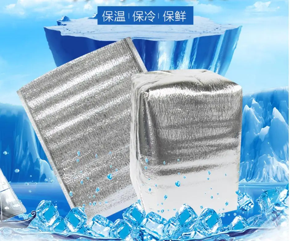 10pcs 3D Food Thermal Insulation Bag, Cold & Hot Keeping Package