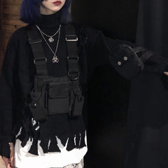 BYBB'S DARK Function Tactical Chest Bag Hip Hop Streetwear Men
