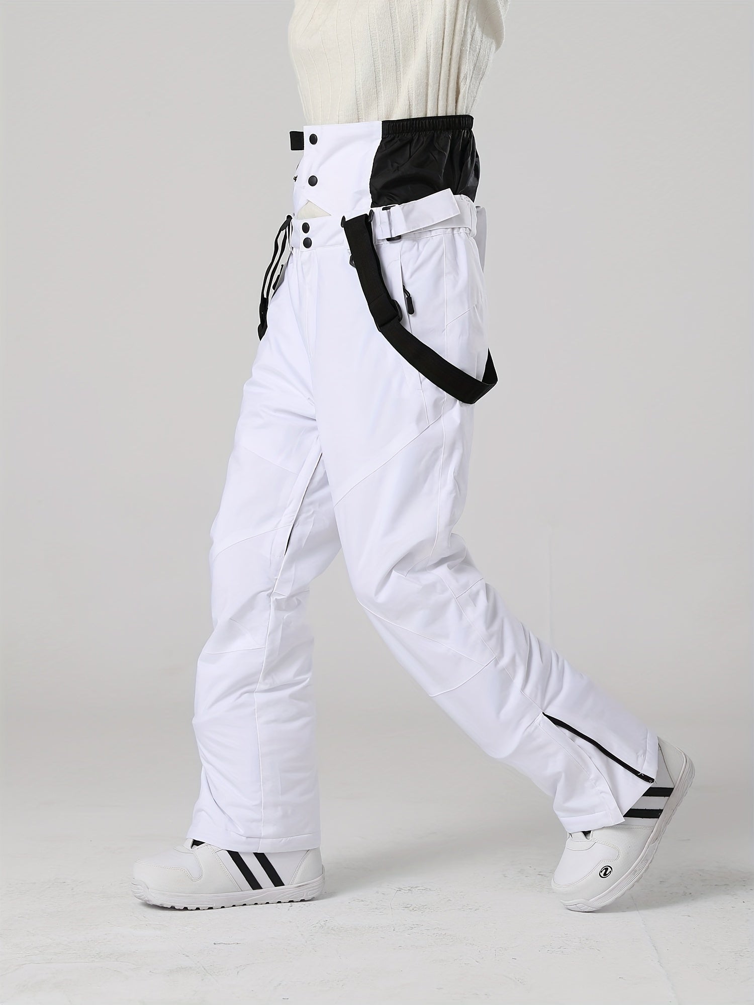 Waterproof Windproof Snow Pants with Suspenders Women's Activewear