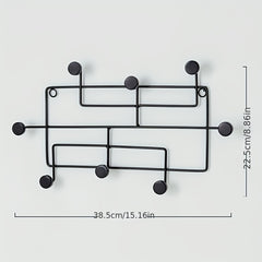 Scandinavian Geometric Metal Wall Hooks