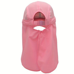 Candy Summer Sun Visor with Mask Face UV Protection Cap