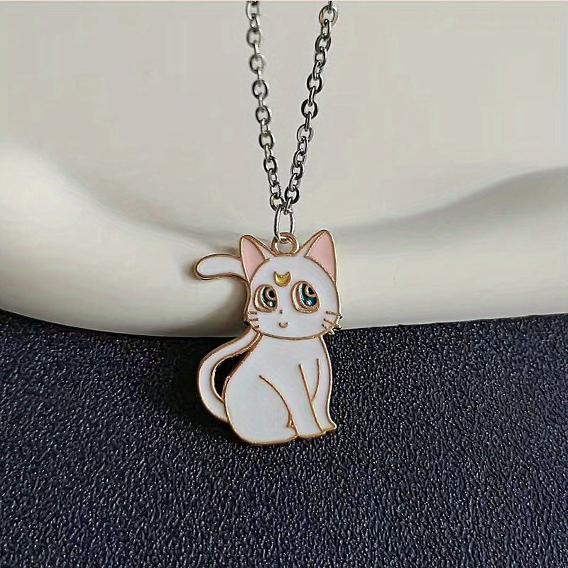 Cat Chain Necklace for Men and Women