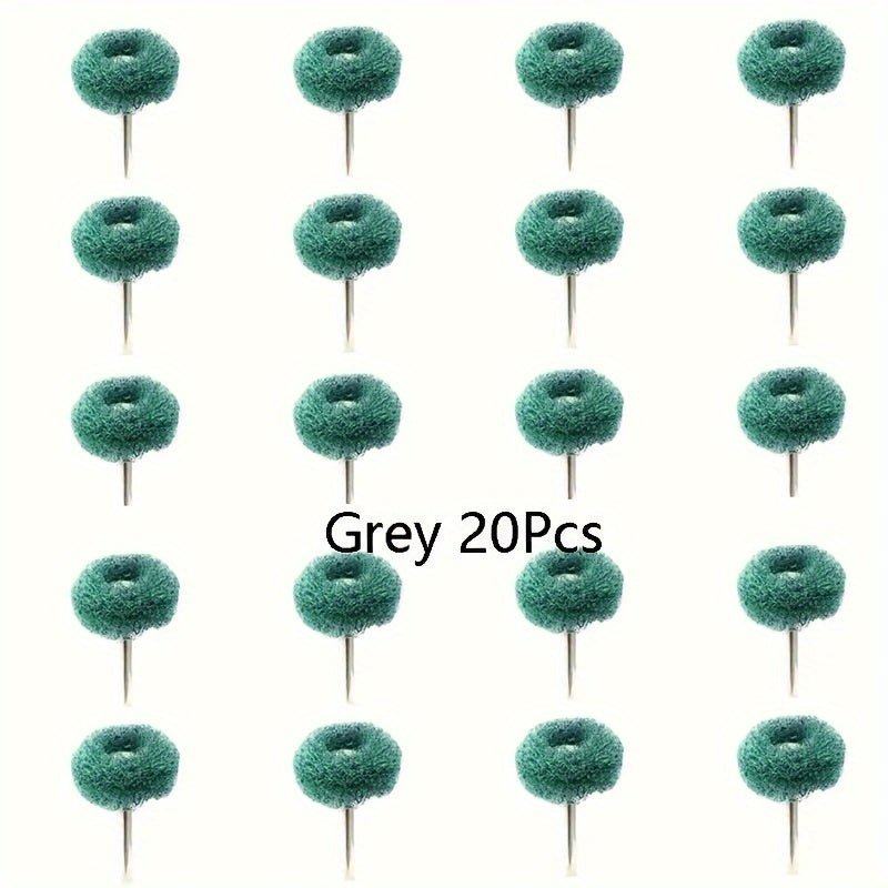 Mini Drill Bit Nylon Abrasive Brush Wire Buffing Polishing Wheel Rotary Tool