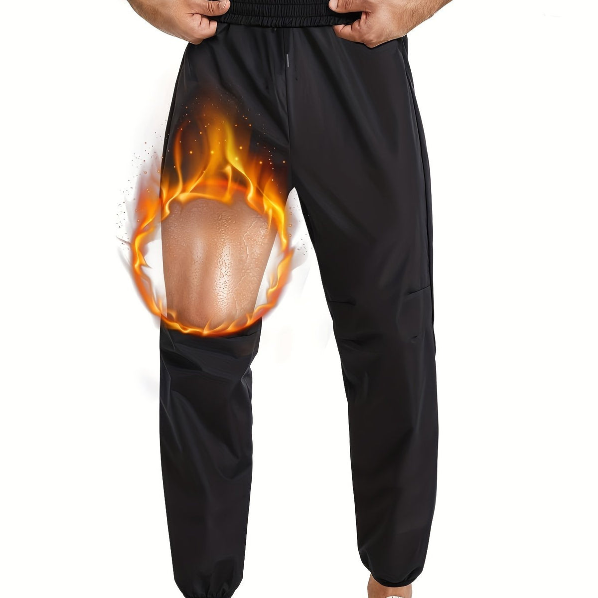Men's Sauna Sweat Pants for Weight Loss and Comfort