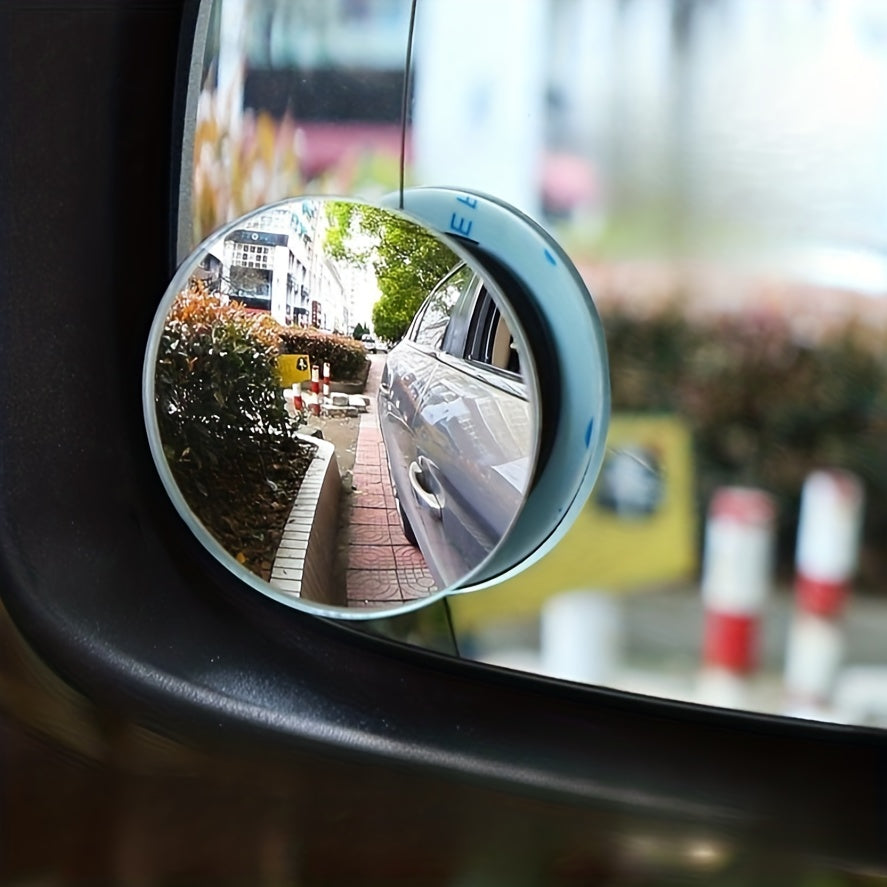 Car Rearview Wide angle Mirror Small Round Mirror High definition