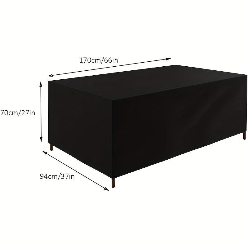 Waterproof Outdoor Table Cover UV Resistant Snow Dust Wind Proof
