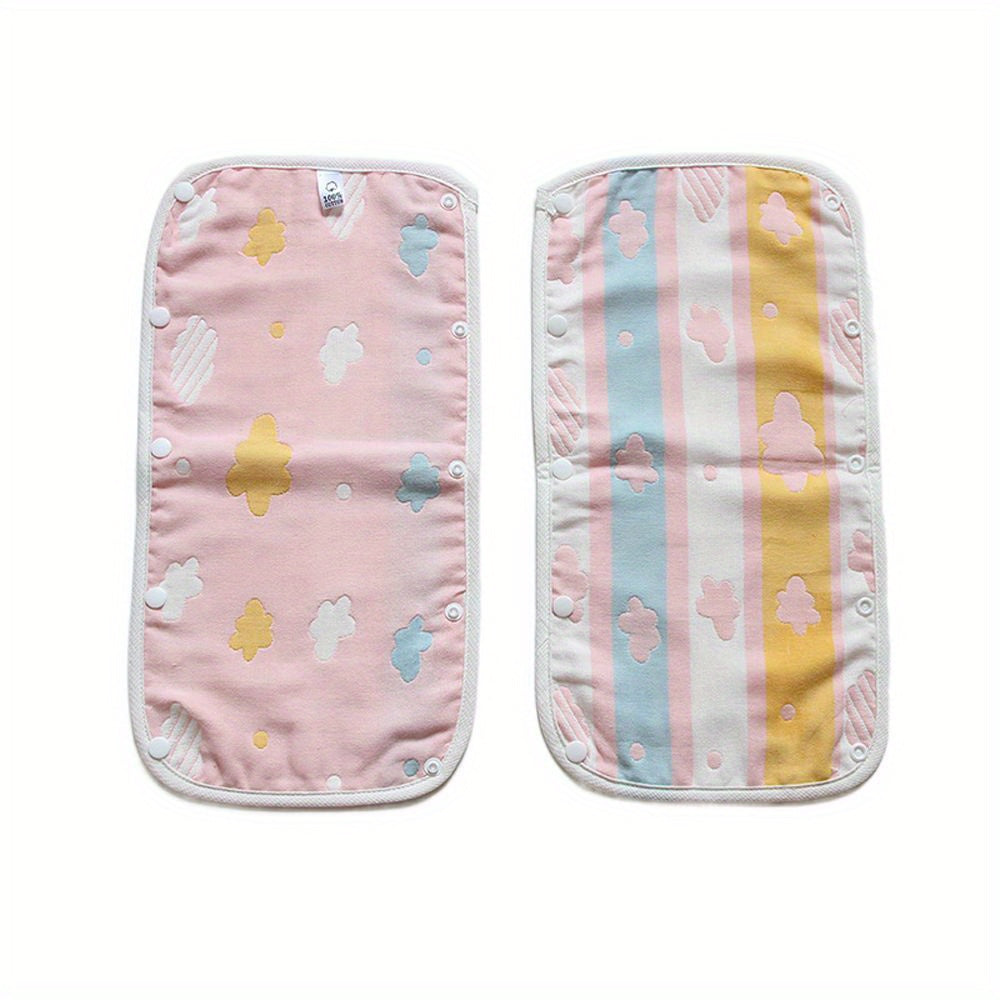 Baby Stroller Armrest Protector Cotton Infant Bib Newborn Burp Cloth
