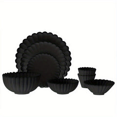 8pcs 1:6 Dollhouse Tableware Utensil Set for Kitchen Furniture Photo Props