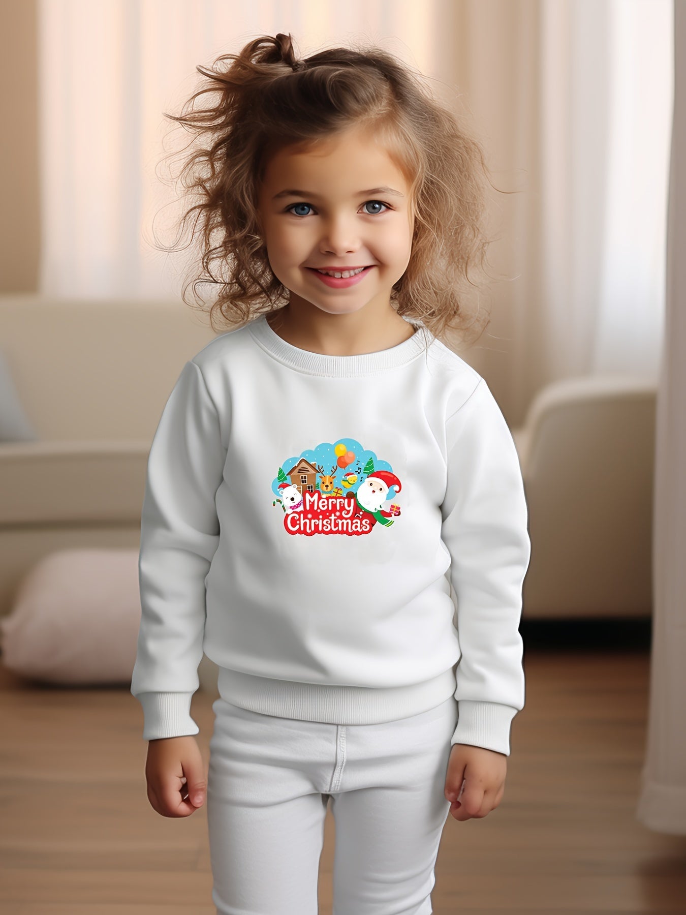 Comfy Crew Neck Sweatshirt Christmas Gift