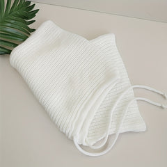 Knit Hat Unisex Warm Balaclava Hoodie Soft Neck Gaiter Beanie