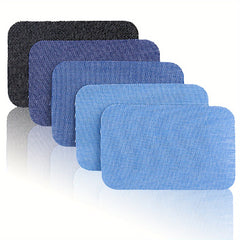 10pcs Iron On Denim Patch Repair And Decorate Jeans And Clothes