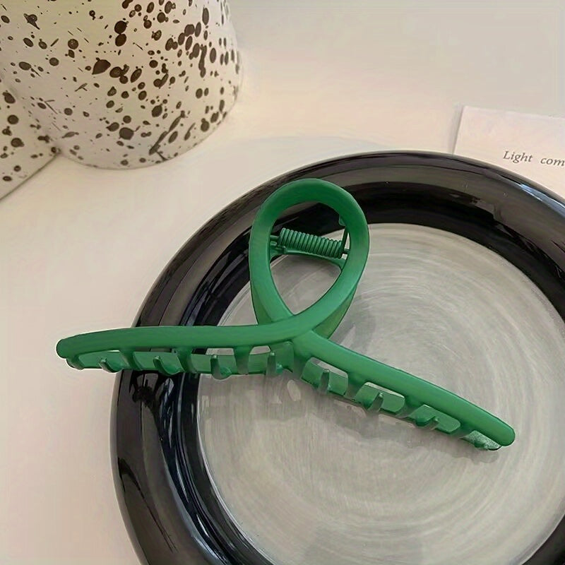 Large Solid Shark Claw Hair Claw for Women