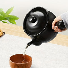 1pc Health Decoction Skillet Steam Stew Pot Ceramic Chinese Medicine Pot