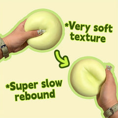 Large 4 13 Squishy Steamed Bun Toy Slow Rising Soft TPU Squeeze Model