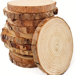 2pcs Unfinished Natural Wood Slices 8 89 10 16 Cm Craft Wood Kit