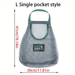 Vegetable Storage Net Hanging Sundry Bag - Wall Hanging Breathable Storage
