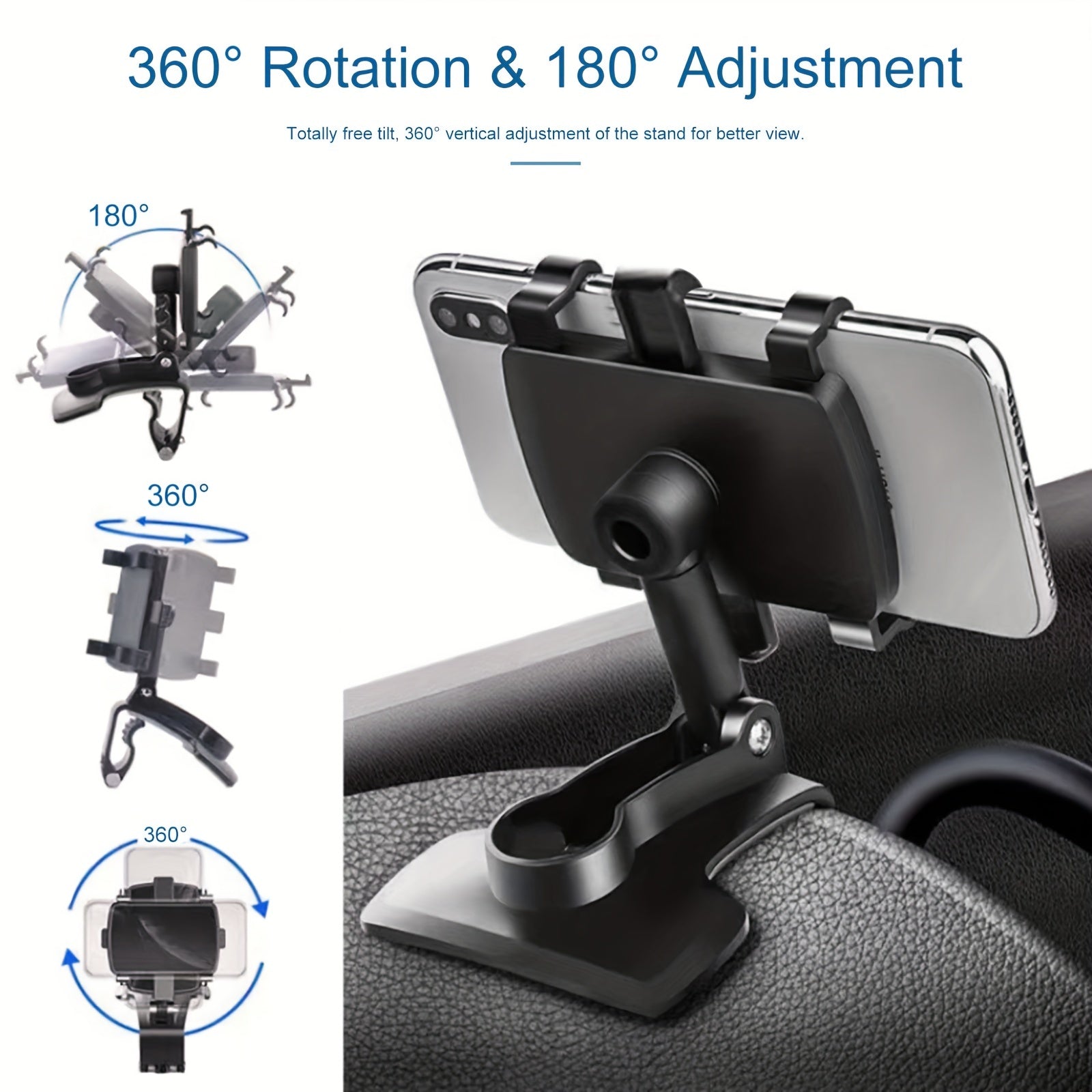 Car Phone Holder 360 Rotatable Stand for Cell Phone Gift