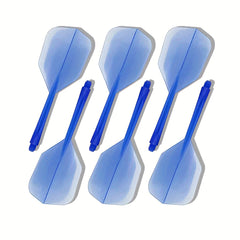 6pcs Integrated Dart Shaft & Flight Set Lightweight Plastic Dart Supplies