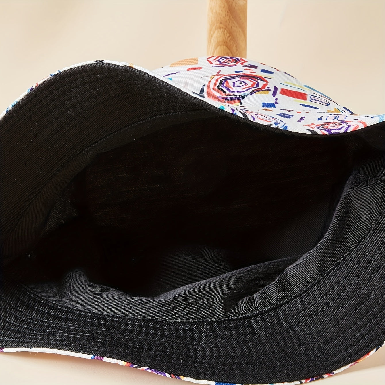 Colorful Graffiti Bucket Hat Reversible Lightweight Basin Hat Summer Sunscreen