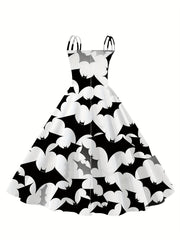  Women's Web Print Cami Dress