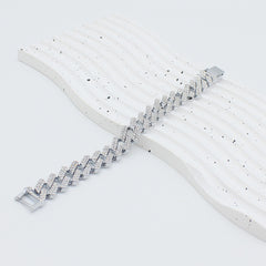 Cuban Link Rhinestone Chain Necklace