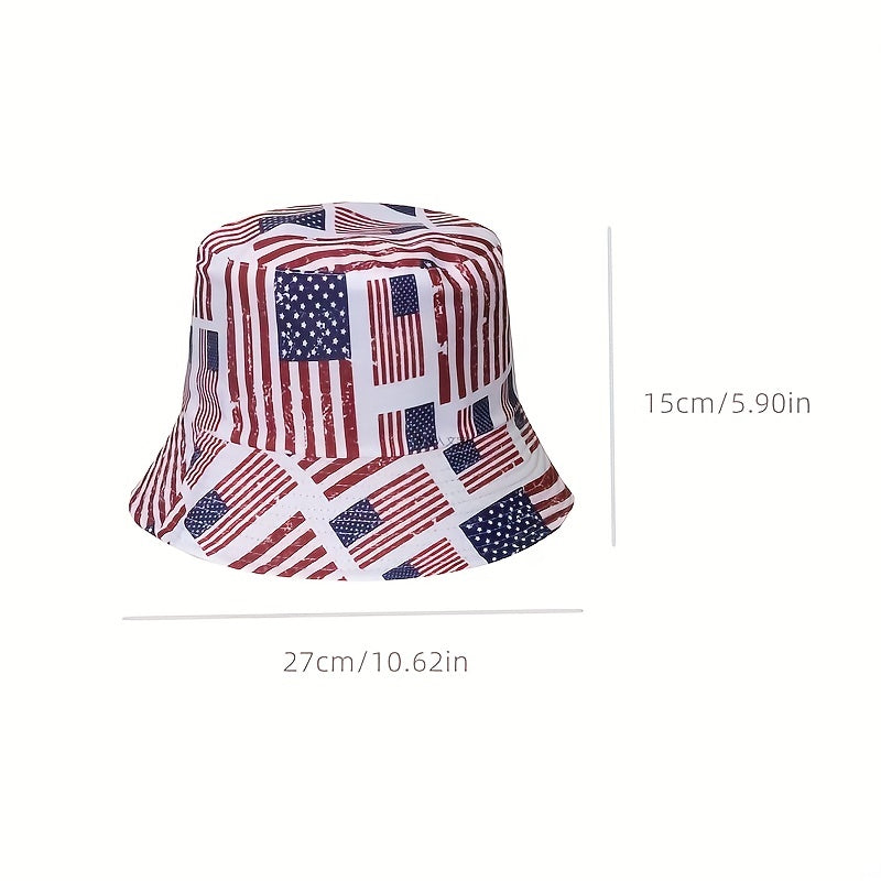 American Independence National Fisherman Hat Sunshade Hat For Men And Women