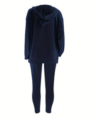  Women's 3 Piece Set: Tank Top, Hooded Coat, Drawstring Pants