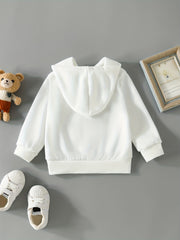 Boys' Hooded Car Print Sweater Top