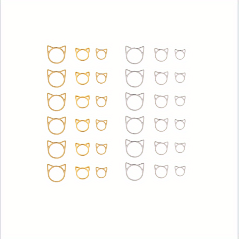 36pcs Metal Ring Stitch Mark Set for Crochet Lock Accessories
