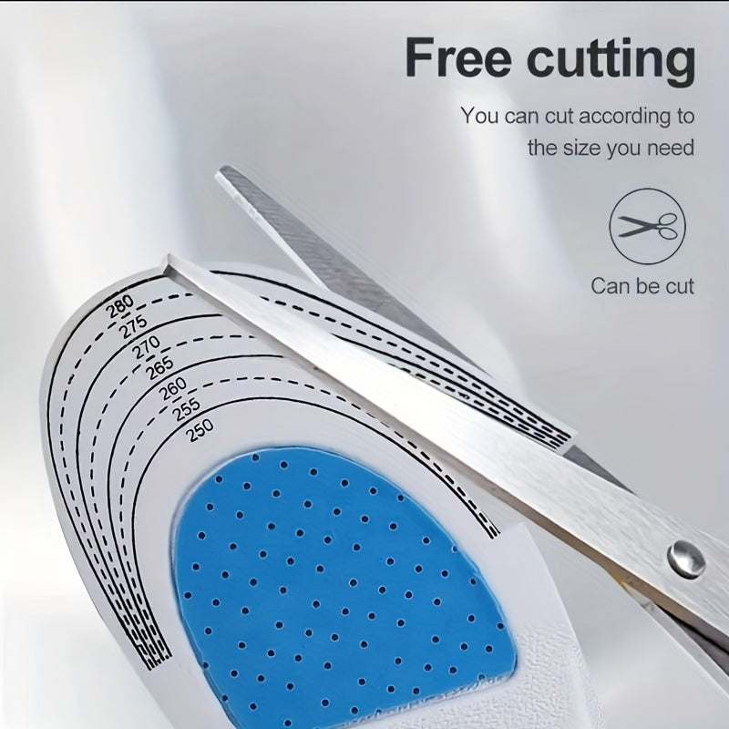 Silicone Shock Absorbing Insoles for Foot Pain Relief