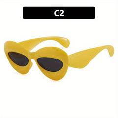 Cat Eye Sunglasses Funny Candy Glasses for Party