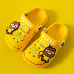 Kids Cartoon Clog Slippers with Charms Lightweight Non Slip & Breathable