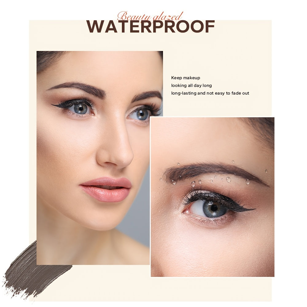 6 Colors Waterproof Eyebrow Pomade Tinted Cream With Brush