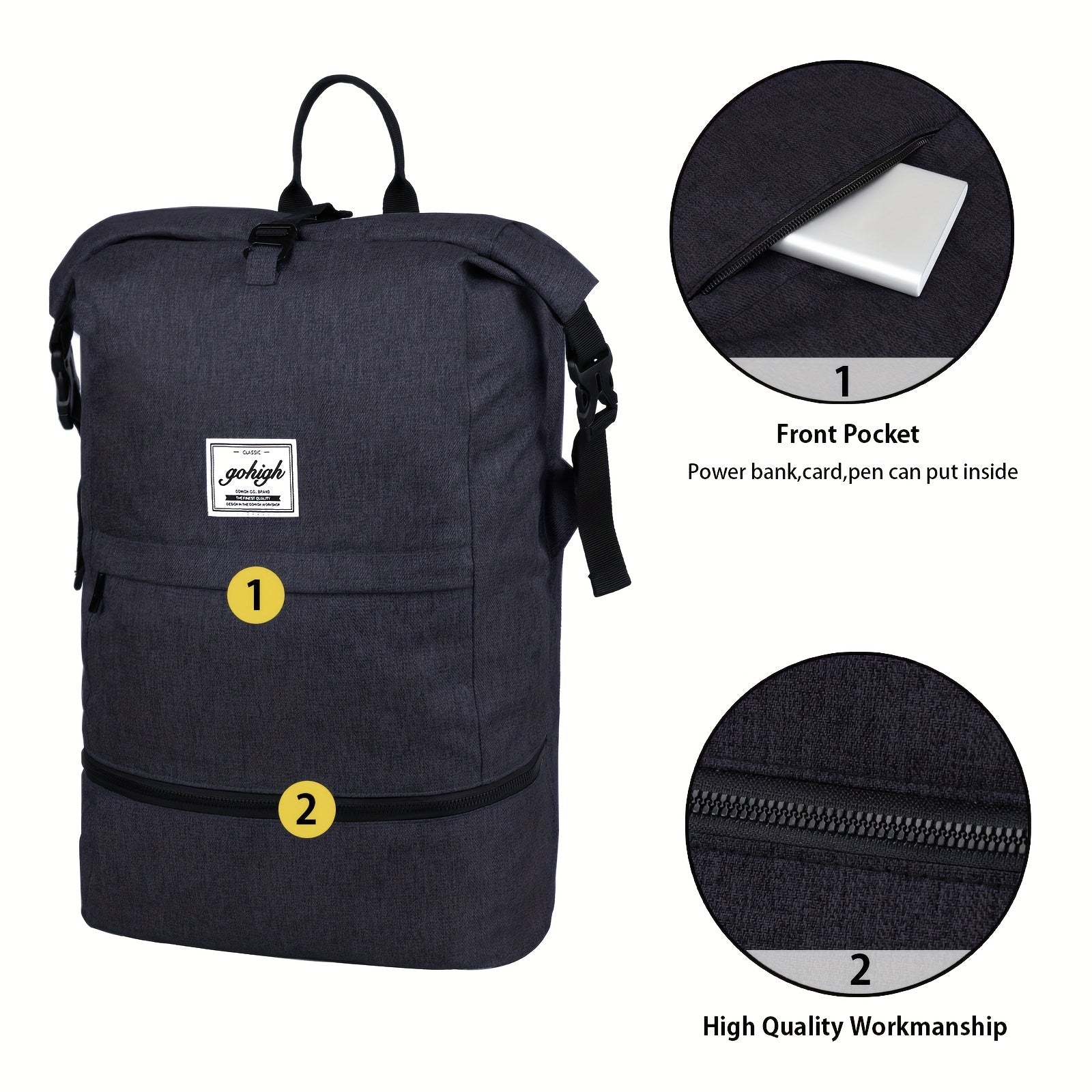 Waterproof Casual Backpack Travel Backpack 39 62 Cm Computer Bag Outdoor Dry