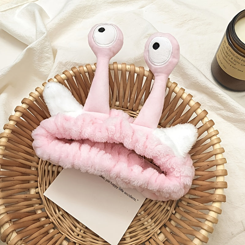 Snail Face Wash Hairband Funny Headband Non slip