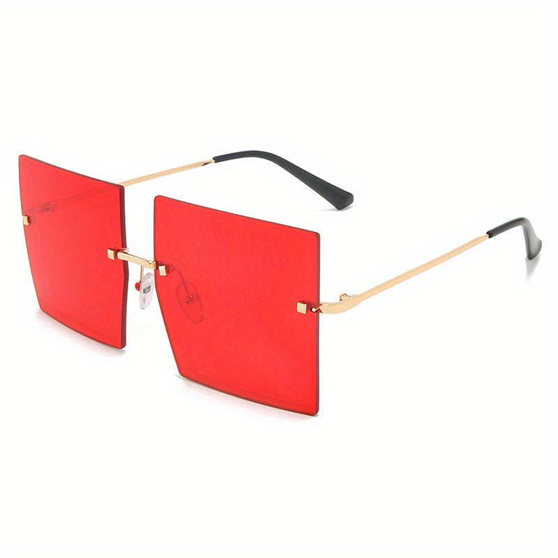 Men Square Frame Sunglasses Outdoor UV Protection