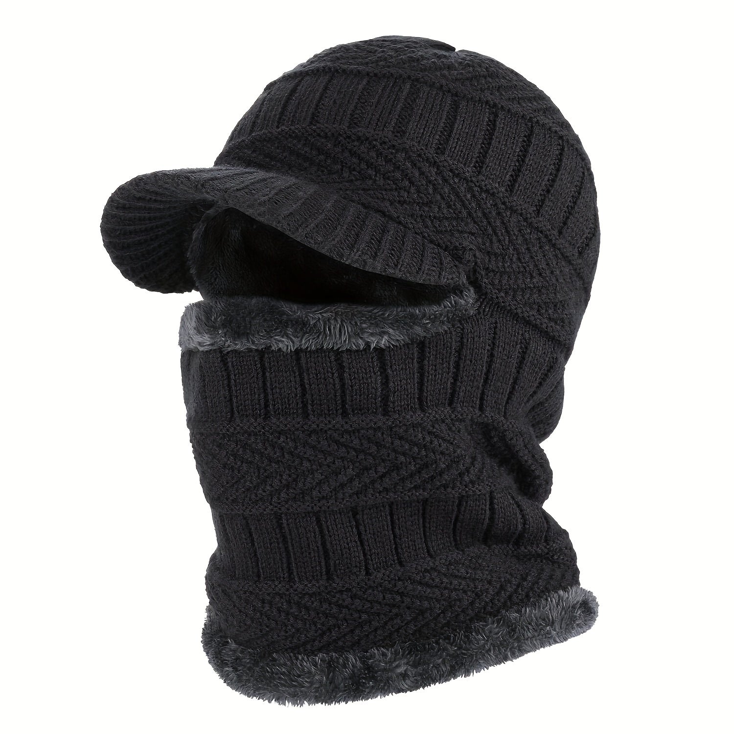 Winter Knitted Balaclava Beanie Hat Ski Mask Ear Protection